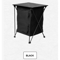Armoire de rangement et d'organisation pliable pour le camping en plein air, table et armoire en aluminium portables et polyvalentes pour le camping