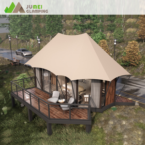 Le fournisseur fabrique des cabines d'hébergement de luxe avec terrasses, tente d'hôtel pour le glamping - Product Image 6