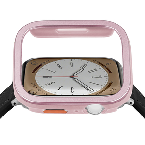 แฟชั่นหรูหราอลูมิเนียมอัลลอยด์สำหรับแอปเปิ้ลวอทช์อัลตร้า 3 ซีรีส์ 11/10/9/8/<span class=keywords><strong>7</strong></span>/SE 49 มม.46 มม.42 มม.45 มม.41 มม.ป้องกันกรณีกันชน - Product Image 2