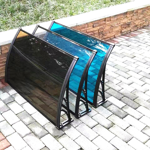 Abri de pluie en polycarbonate pour extérieur, auvent de porte, auvent de fenêtre, auvent de jardin, abri de pluie en PC - Product Image 2