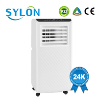 Climatiseur portable à refroidissement rapide 24000 BTU avec compresseur scroll, unité de climatisation mobile pour grande pièce et bureau