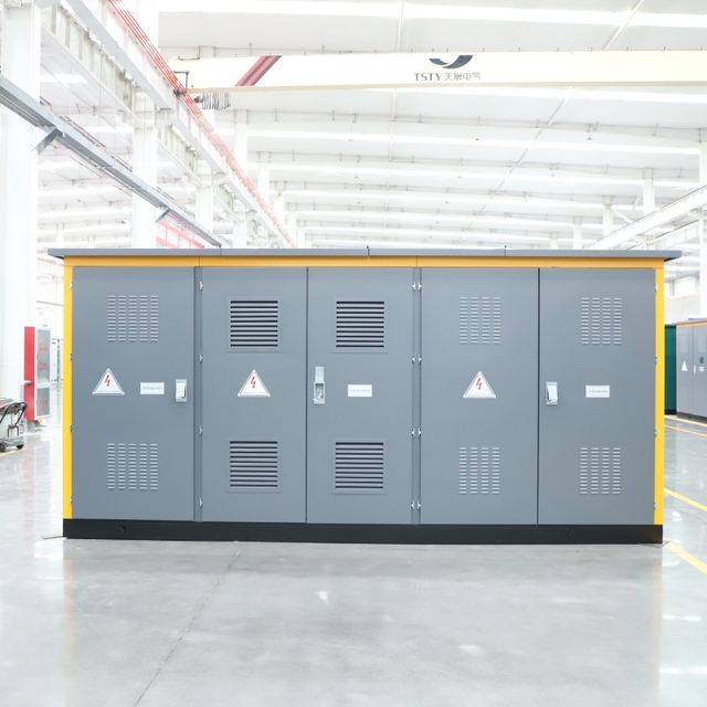 Outdoor Container Compact Box-type Substations Electric Power Transformers Aluminium Construction Power Distribution CE IEC GOST