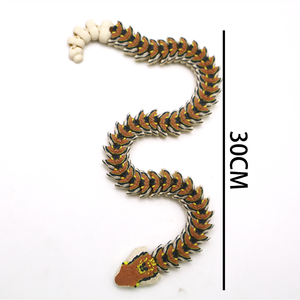 Figurines créatives et jouets de simulation tendance : Ornements de bureau multicolores en 3D imprimés, artisanat Viper transfrontalier, cadeaux - Product Image 2