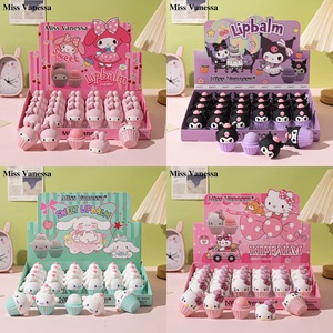 Оптовая продажа подарочных коробок для бальзама для губ в форме торта с персонажами KT Cat, Yugui Dog, Kuloti из ПЭ-материала для промоакций - Product Image 2