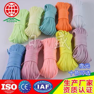 Rosun Glow In Dark <b>Rope</b> 6Mm Pe Paracord For Camping Tent Canopy Industrial Use - Product Image 2