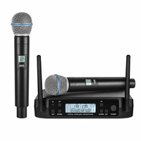 Système de microphone sans fil professionnel OEM/ODM, dynamique et portable, adapté aux divertissements à domicile et aux spectacles sur scène