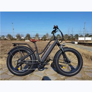 Bicicleta Eléctrica <span class=keywords><strong>Fat</strong></span> Ebike para mujer, bici de 24 pulgadas, <span class=keywords><strong>2021</strong></span> W/500W, paso a través, Crucero de playa, nueva de 750 - Product Image 3