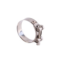 TheOne – Ensemble d'accessoires de serrage réglables en acier inoxydable pour flexibles, structure de serrage pivotante, électroplaqué blanc/jaune