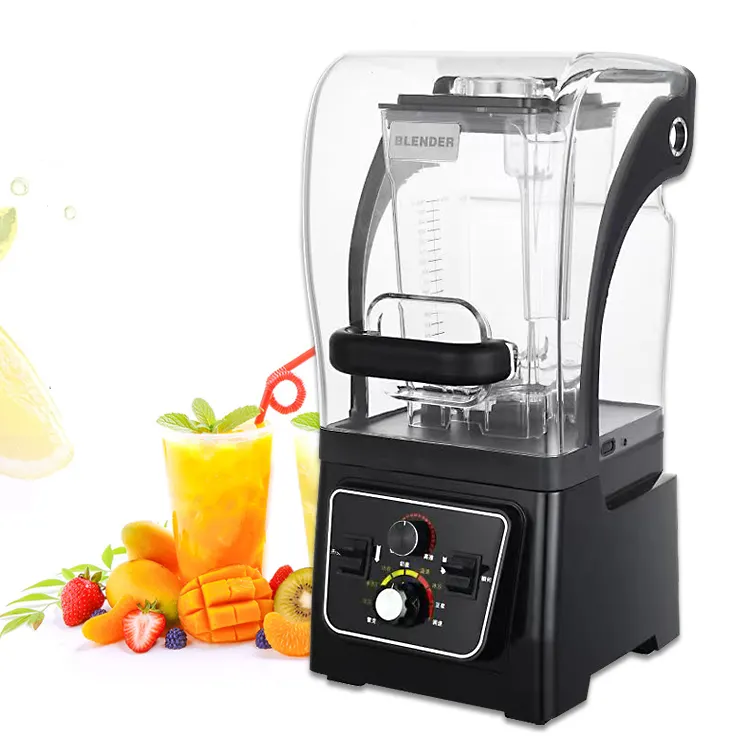 Professional commercial specifications good price mixer sound cover juice blender with soundproof