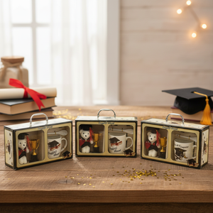 24pcs/<b>set</b> 11"x4"x7" Bear Graduation <b>Mug</b> Personal Gift <b>Set</b> Model 378324 - Product Image 5
