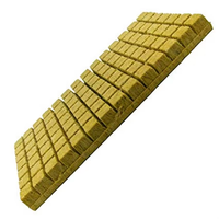 Laine de roche agricole haute densité pour culture hydroponique, cubes de semis 3x3x4cm pour la plantation