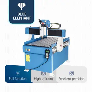 인기있는 저렴한 가격 블루 코끼리 목공 c n c 기계 6090 합판 절단 라우터 3d 조각 기계 캐나다