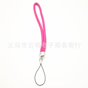 สายคล้องโทรศัพท์มือถือ เชือก PU ขนาด 6 มม. พร้อมเชือกฝ้ายสำหรับแฟลชไดรฟ์ USB และอุปกรณ์เสริมโทรศัพท์ - Product Image 3