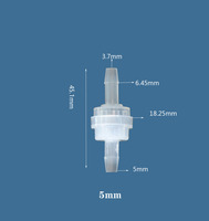 Valve de retenue en plastique de 6 mm de qualité supérieure, résistante à l'ozone, pour applications pneumatiques, étanche à l'eau et à l'huile