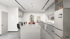 Armoire de rangement pour garde-manger de cuisine Armoire de buffet de cuisine haute Armoire de garde-manger pour aliments avec étagères pour salle à manger - Product Image 4