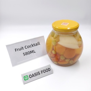 Hot Sale Tropical Healthy Pineapple Peach Grapefruit <strong>Cherry</strong> <strong>Syrup</strong> Preserved 100% Fresh Canned Fruit Cocktail - Product Image 1