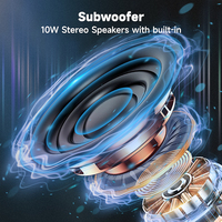OEM Nouveau A6 LCD Subwoofer Mini 5G WiFi 4K Full HD Android 9 HIFI Stéréo Vidéoprojecteur Portable Correction de Trapèze à 40 Degrés