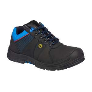 PORTWEST - FD27BKB46 Compositelite Protector <b>S3</b> ESD HRO black/blue <b>safety</b> <b>shoe</b> <b>SAFETY</b> <b>SHOES</b> AND <b>SAFETY</b> TRAINERS - Product Image 1