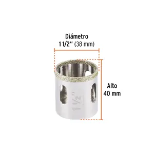 BOX 4 Foret diamanté 1-1/2' à bord continu, TRUPER - Product Image 2