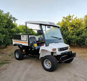 Véhicule utilitaire électrique tout-terrain 2 places, 4x4, pour le transport de marchandises en ferme et verger, avec garantie de 3 ans - Product Image 4