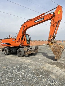 Sử dụng doosan 21 tấn hoạt động Trọng lượng bánh xe máy xúc DH210w-7 máy móc tự động với các thành phần cốt lõi hộp số mang PLC - Product Image 4