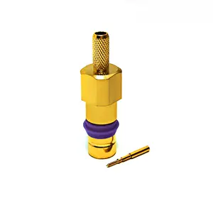 75OHM C6X SMZ type 43 bt43 male crimp straight RF connector for BT3002 SYV75-2-2 1.5C-2V coaxial cable
