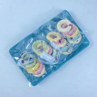 Friandises pour chiens en forme de donuts à cinq anneaux lyophilisés, vente en gros, pour chiots, chiens de petite, moyenne et grande taille, récompense d'entraînement, collation pour animaux de compagnie