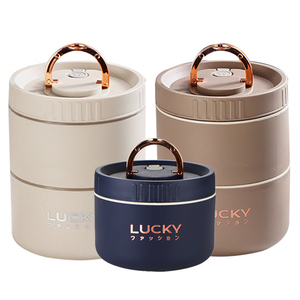 Office Portable Stainless Steel Bento Lunch Box Thermal Insulation Lunch Box