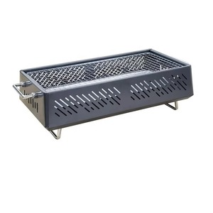 Parrilla de Carbón Portátil Plegable con Logotipo Personalizado al por Mayor, con Asa para Acampar al Aire Libre, Picnic y Jardín - Product Image 1