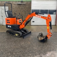 Nouveau Tracteur Mini 1,2 Tonne NANTE 2026 Conforme EURO5, Machine sur Chenilles Alimentée par Yanmar, Micro-Pelle NT12 avec Pompe Électrique Eaton
