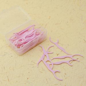 Nuovo Design rosa stuzzicadenti con materiale Anti-batteri filo interdentale usa e getta per efficace cura orale conveniente scatola - Product Image 3
