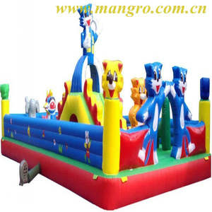 Château gonflable commercial de glissière de château sautant de videur avec le château plein d'entrain extérieur de glissière d'eau de maison de rebond de glissière - Product Image 6