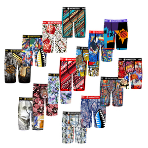 Venta al por mayor Ethica Shark Print Top-Rated Transpirable Chic <span class=keywords><strong>Boxer</strong></span> Brief Ropa interior para hombres - Product Image 4