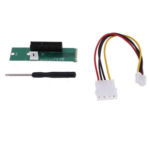 NGFF <span class=keywords><strong>M</strong></span>.<span class=keywords><strong>2</strong></span>からPCI-E4XライザーカードM2キー<span class=keywords><strong>M</strong></span>-PCIX4アダプターケーブル (LED電圧インジケーター付き) - Product Image 3