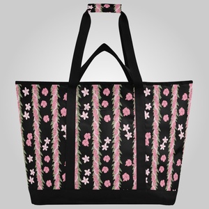 Aloha Reusable Shopping Bag Hawaiian Custom Puakenikeni <b>Lei</b> Large Capacity Portable Insulated Carrier Cooler Grocery Tote Bags - Product Image 1