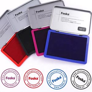 Tampone d'Inchiostro Foska in 4 Colori, Rettangolare, ad Asciugatura Rapida, per Ufficio, Identificazione Aziendale, Notarizzazione e Timbratura - Product Image 6