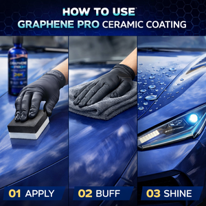 GRAPHONEX Graphene Pro Revestimiento Cerámico L-40 24H Dureza Extrema Protección Superior Contra Rayaduras (PH2-12) 70ml FUNCIÓN DE AUTOCURACIÓN - Product Image 3