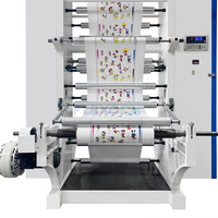 Machine d'impression flexographique haute vitesse pour sacs en plastique, sacs à t-shirt et films