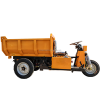 Tricycle benne électrique minier auto-chargeur, capacité 1000 kg, moteur 2000W/3000W et pompe à engrenages, à vendre