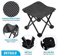 Haute qualité Mini sac à dos pliable chaise de Camp extérieur adulte Portable tabouret Pop up Camping tabouret
