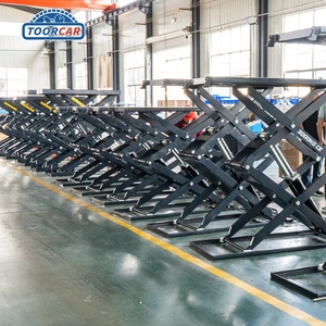 Elevador de coches de dos postes Sunmo bajo tierra elevador de coches de tijera pequeño (CE 4T) - Product Image 5