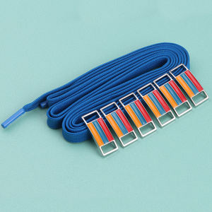 Cordón de Metal de aleación de zinc, diseño personalizado, forma rectangular, Charms para zapatillas - Product Image 5