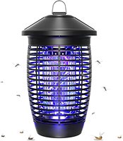 Luz LED eléctrica Mosquito Fly Zapper impermeable interior/exterior asesino de insectos trampa fluorescente jardín patio hogar enchufe