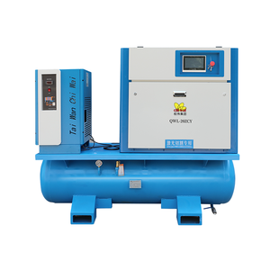เครื่องอัดอากาศแบบสกรูออลอินวัน กำลังไฟ 15KW 22KW 37KW สำหรับตัดด้วยเลเซอร์ 16 บาร์ ระบายความร้อนด้วยไฟฟ้ากระแสสลับ 380V 400V 50HZ 15kw 16bar - Product Image 6