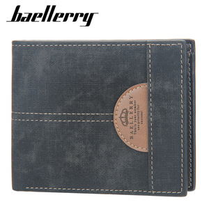 Baellerry <b>Men's</b> <b>Wallet</b> PU Leather Horizontal Multi-Card Slots Fashionable Everyday Use - Product Image 4