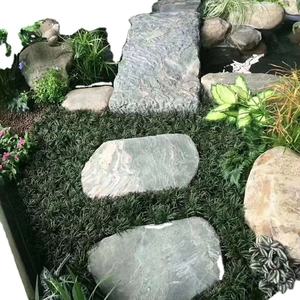 Pierres de marche naturelles vertes Tobiishi pour jardin zen <span class=keywords><strong>japonais</strong></span>, revêtement antidérapant pour sol, <span class=keywords><strong>pavage</strong></span> à vendre - Product Image 2