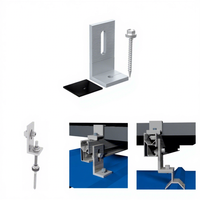 Support de montage solaire universel robuste de qualité supérieure Super Solar avec pied en L, coussinet EPDM étanche, garantie 12 ans pour les applications commerciales en métal