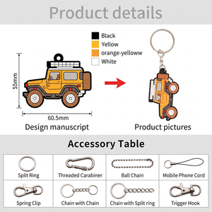 Wholesale Most Popular Promotional Classroom Prizes Minimalist Cartoon Cute <b>Keychain</b> Charms with Customized logo - Product Image 4