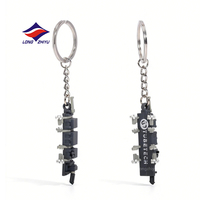Longzhiyu, usine de fabrication de porte-clés en caoutchouc depuis 20 ans, logo personnalisé, porte-clés en caoutchouc 3D, porte-clés en PVC 3D personnalisé