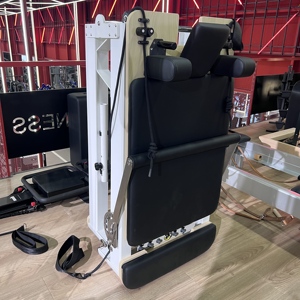 Peralatan Pilates Reformer Aluminium Lipat Portabel untuk Studio Rumah, Kekuatan Inti, Keseimbangan, Mobilitas, dan Latihan Seluruh Tubuh CESGS - Product Image 2